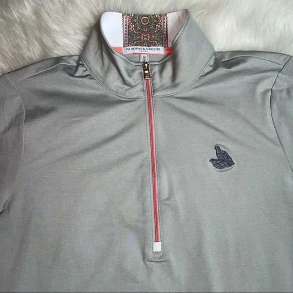 Women’s FAIRWAY & GREENE 1/4 Zip Golf Shirt - Size M - Picture 2 of 6